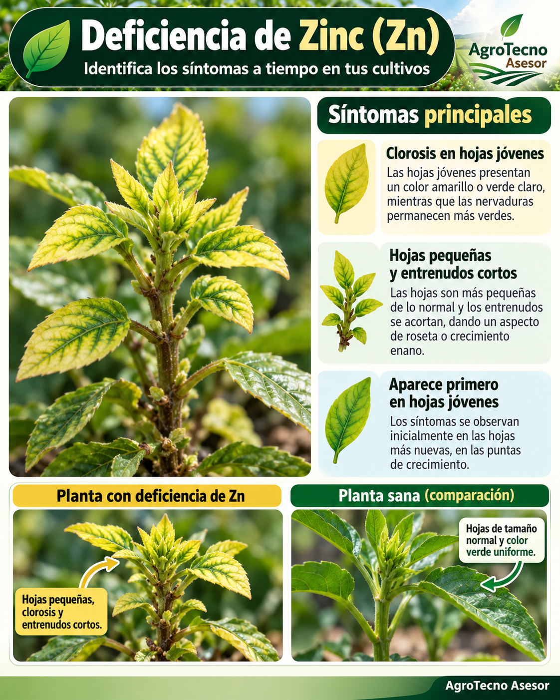 ¿Hoja amarilla? No apliques hierro todavía: aprende a diferenciar N, Mg, Fe, Mn y Zn